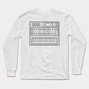 Retro Synthesizer Long Sleeve T-Shirt